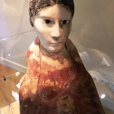 Masque plastron de momie - Egypte - Epoque Romaine IIIe siècle av. J-C