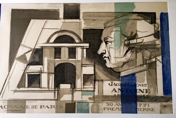 Hommage à Jacques Denis Antoine par Jacques Despierre