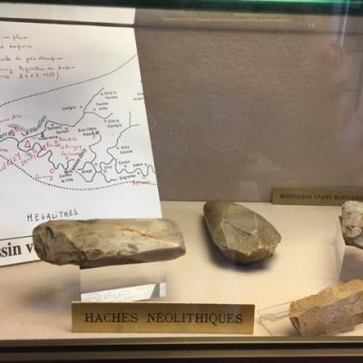 Haches du Néolithique trouvées à Montgeron