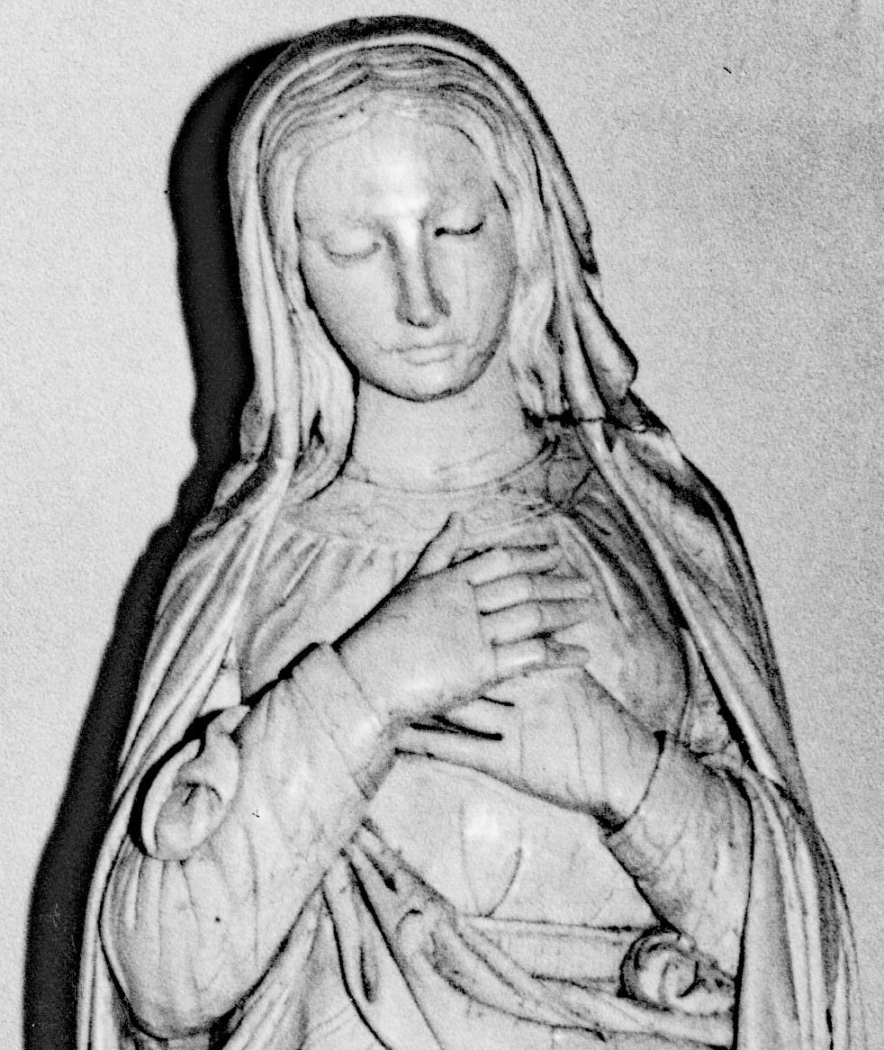 Vierge en ivoire XVIIIe début XIX siècle